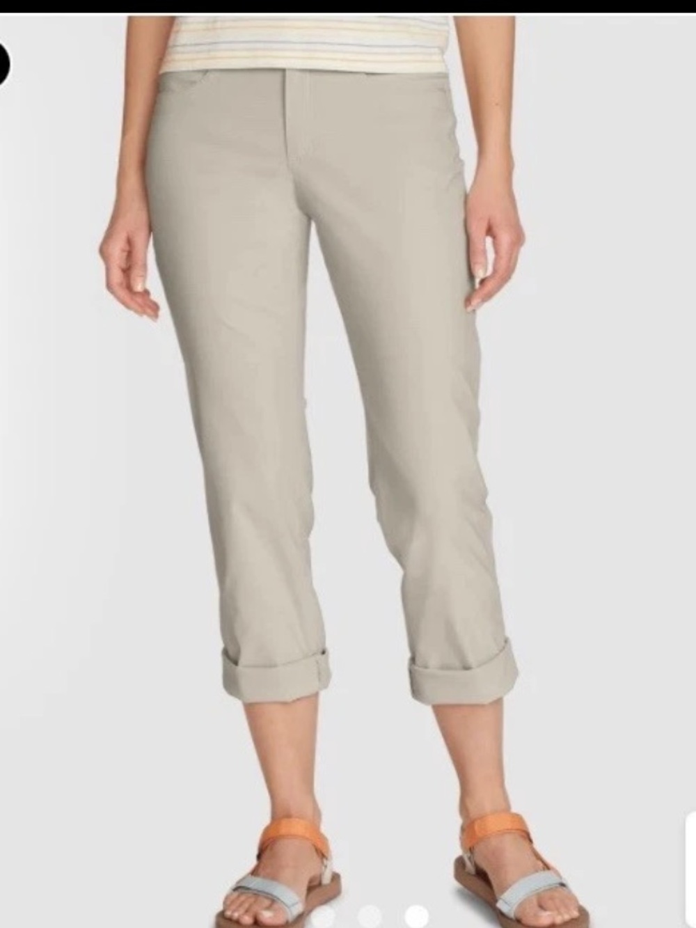 Eddie Bauer Womens Sightscape Horizon Convertible Roll-Up Pants Size 24 Plus